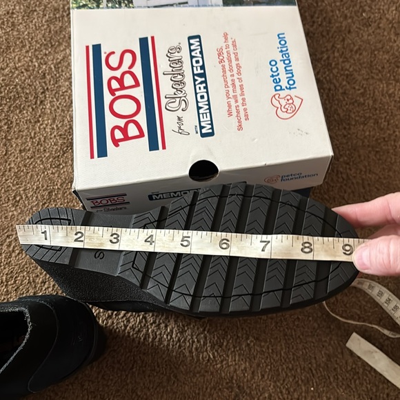 Bobs size 6.5 ladies wedge black nwt - Picture 6 of 14